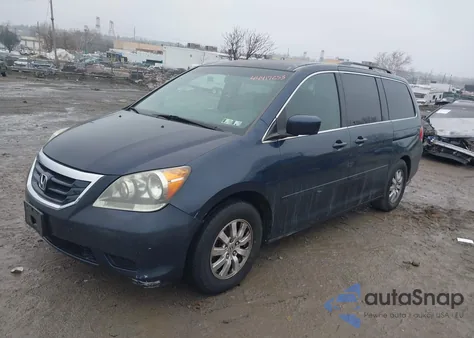 2009 Honda Odyssey Ex z USA, uszkodzony, nr VIN 5FNRL38499B410186